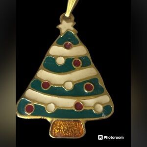 Vintage Wallace Silversmiths Christmas Tree Ornament